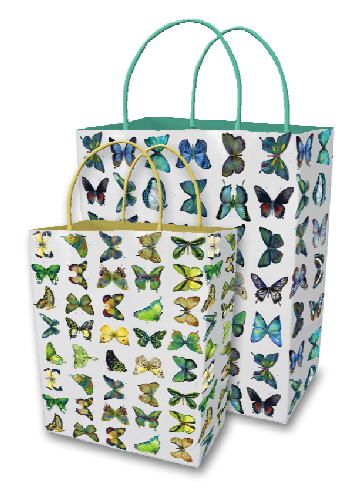 Sample of Simply Butterflies Pattern 
on Gift Bags